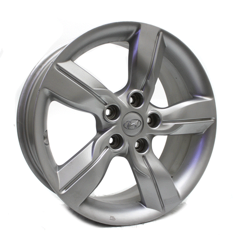 17" Wheel Hyundai Veloster 2012 2013 2014 2015 OEM 70812 Silver