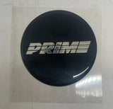 PRIME WHEELS BLACK EMBLEM CAR OR TRUCK 85mm NEW