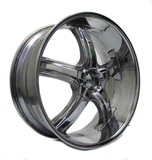 24x10 Boss 333 Chrome Wheel Used