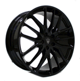 21” MASERATI QUATTROPORTE S Q4 GHIBLI FRONT WHEEL BLACK OEM 97403