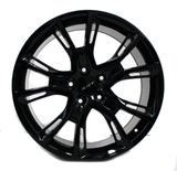 20" Wheels Jeep Durango Grand Cherokee 2022 SRT Spider Monkey Black Replicas