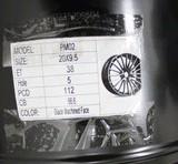 20" Mercedes Benz S-Class S580 S560 S600 S400 S450 2022 Staggered Black Machined