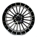 20" Mercedes Benz S-Class S580 S560 S600 S400 S450 2022 Staggered Black Machined