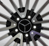 20" Mercedes Benz S-Class S580 S560 S600 S400 S450 2022 Staggered Black Machined