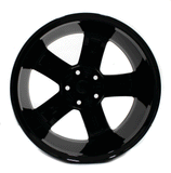 17" Wheels VW Passat 2012 2013 2014 2015 OEM 69928 Gloss Black 5 Spoke (4)