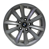 17" BMW 528i 530i 535i Wheel Silver OEM 71403 10 Spoke Rim 2011-2016