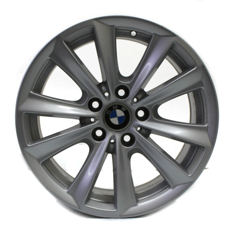 17" BMW 528i 530i 535i Wheel Silver OEM 71403 10 Spoke Rim 2011-2016