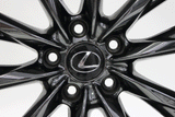 19" Wheels Lexus IS250 IS350 Staggered Black OEM 74395 74397 2019-2023 Set of 4