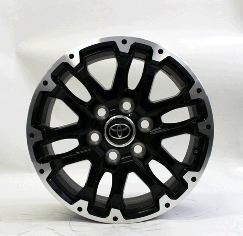 18" Toyota Tundra TRD Sequoia 2022-2025 OEM 75273 Wheel Black Machined