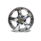 17" PORSCHE BOXSTER 2001 2002 2003 CHROME WHEELS 67258 OEM 67259 STAGGERED (4)