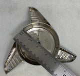 3 Bar Chrome Spinners LA Wire Wheel Center Cap Bolt New