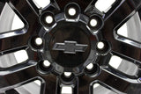 18" CHEVY SILVERADO 2500 3500 2015 2016 2017 BLACK WHEELS OEM 5709 (4)