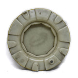 ZENETTI DESIGN WHEEL SILVER GLOSSY FINISH CENTER CAP # CZ-0002