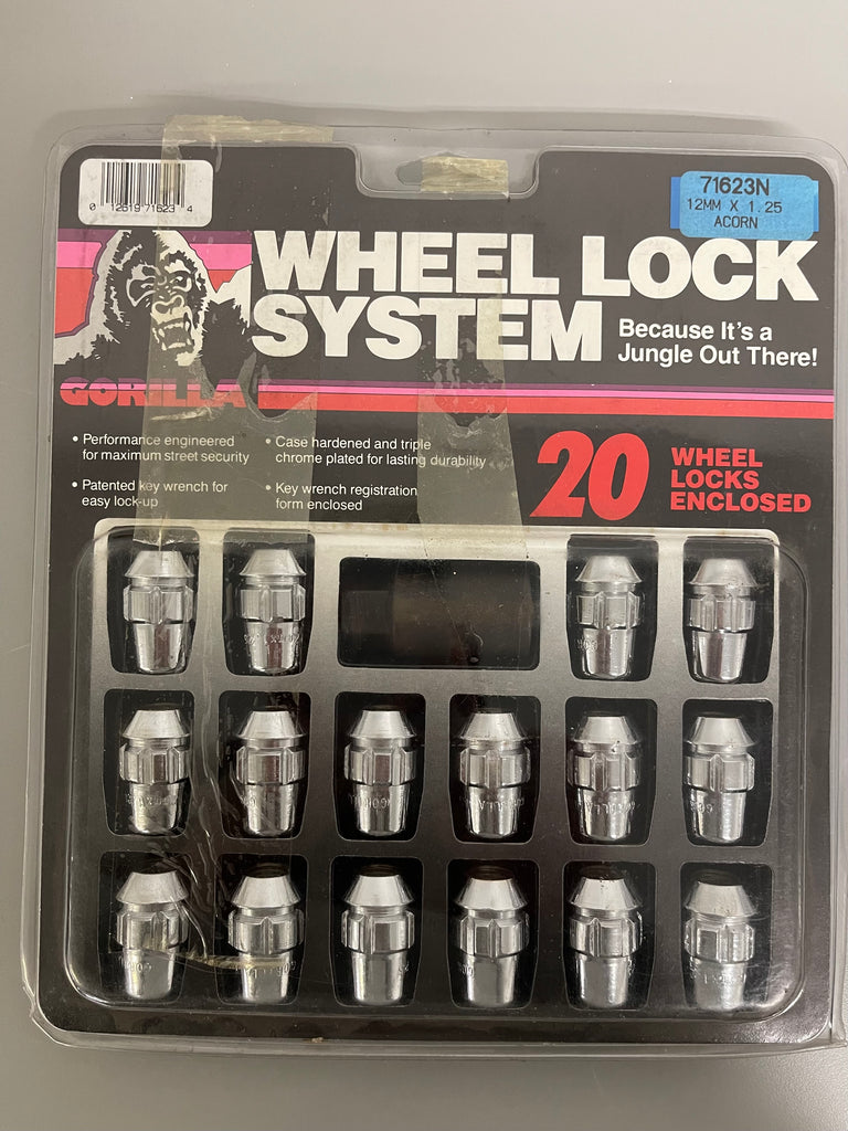 Auto Wheel Locks GORILLA AUTOMOTIVE WHEEL LOCKS 12mm x 1.25 ACORN 71623 12MM1X.25 – San ...