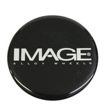 IMAGE ALLOY WHEELS EMBLEM BLACK FOR CAR OR TRUCK NEW