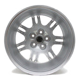 18" JAGUAR XK8 2001 2002 WHEELS OEM 59715 SILVER 59716 STAGGERED (4)