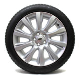 21" LAND ROVER 13 14 15 16 WHEEL 21X9.5 OEM 72246 SILVER 275/45R21 GOODYEAR TIRE