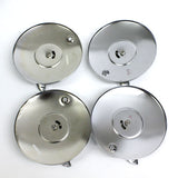LA WIRE WHEEL CHROME CAP 2 BAR FLUTED SPINNERS BOLT ON (4)