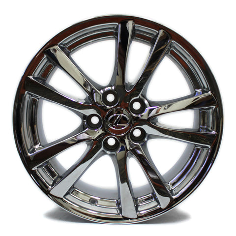 18" FRONT WHEEL LEXUS IS250 IS350 2006 2007 2008 CHROME OEM 74189