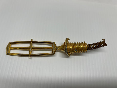 Lincoln Town Car Hood Ornament Gold Plated