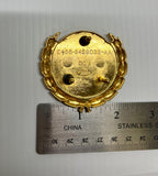 Lincoln Continental 24k Gold Plated Side Emblem Roof OEM