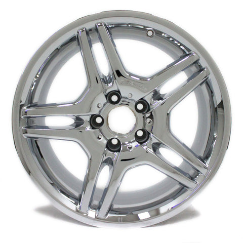 18" MERCEDES BENZ AMG E55 E320 E350 E500 03 04 05 06 NEW CHROME WHEEL OEM 65316