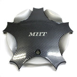MHT WHEEL CENTER CAP SILVER CARBON FIBER FWD #10413