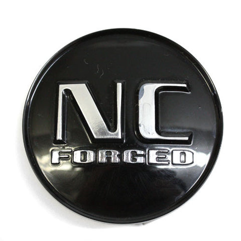 NC FORGED WHEEL BLACK CENTER CAP #99-1372 USED