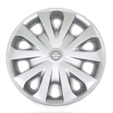 15" NISSAN VERSA 2012-2016 WHEEL COVER SILVER HUBCAP OEM