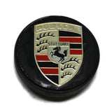 PORSCHE SPEEDLINE WHEEL BLACK CENTER CAP # 737-16-21397 USED