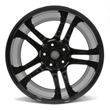 19" PORSCHE PANAMERA 2010 2011 2012 OEM WHEELS 67386 67388 BLACK (4) STAGGERED