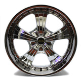 22" LEXANI WHEELS TEZZEN ARC CHROME 22X9.5