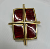 Lincoln Town Car 1985 1986 1987 1988 1989 Trunk Gold Lock Ornament  OEM