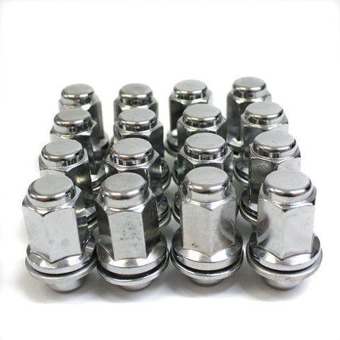 TOYOTA OEM WHEEL 6 LUGS CHROME LUG NUTS 12MMX1.5MM 12mm x 1.5mm (16)