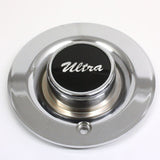 ULTRA WHEEL CHROME CENTER CAP #U89-9050B USED