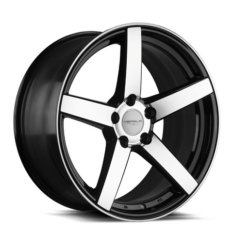 18" VERSUS WHEEL VS541 GLOSS BLACK WITH MACHINED FACE