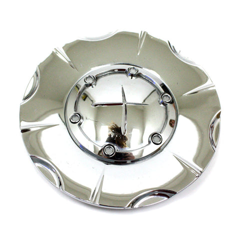EXEL "X" CHROME ABS WHEEL CENTER CAP # 620670F-1