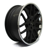20" WHEEL ZENETTI TORINO BLACK SS LIP 20X8.5