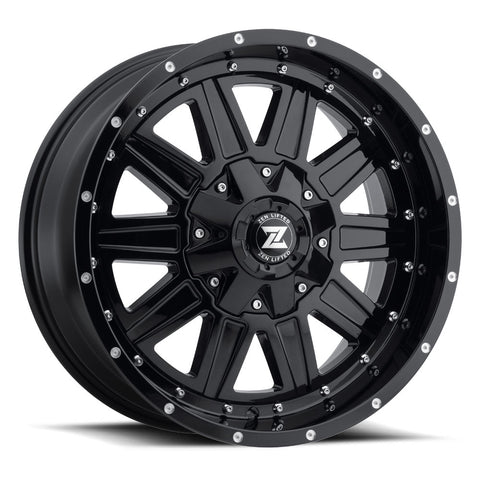 20" ZEN LIFTED PILLAR GLOSS BLACK 20X9