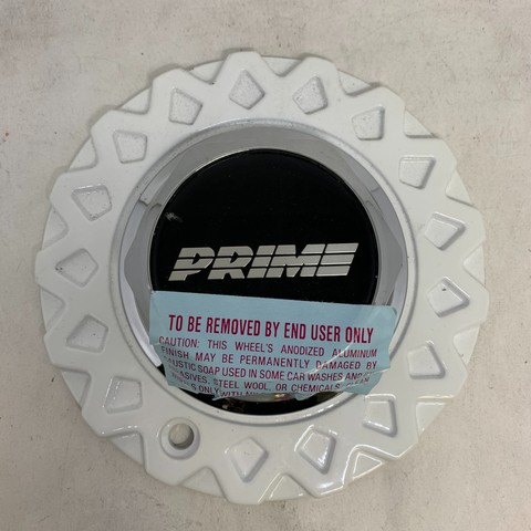 PRIME WHEEL CENTER CAP WHITE CHROME HEX NUT PW250P 93